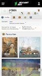 Mobile Screenshot of j-skin.deviantart.com