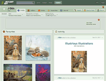 Tablet Screenshot of j-skin.deviantart.com