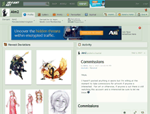 Tablet Screenshot of aim2.deviantart.com