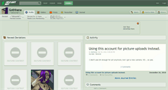 Desktop Screenshot of gothhana.deviantart.com