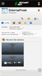 Mobile Screenshot of enternalfreak.deviantart.com