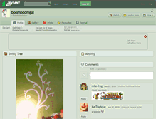 Tablet Screenshot of boomboomgal.deviantart.com