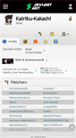Mobile Screenshot of kairiku-kakashi.deviantart.com