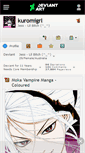 Mobile Screenshot of kuromigrl.deviantart.com