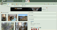 Desktop Screenshot of adri629.deviantart.com