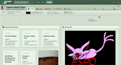 Desktop Screenshot of espeon-master-espo.deviantart.com