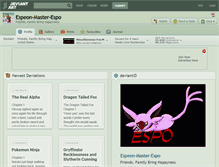 Tablet Screenshot of espeon-master-espo.deviantart.com