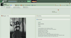 Desktop Screenshot of lon3.deviantart.com