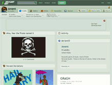 Tablet Screenshot of ament.deviantart.com