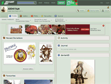 Tablet Screenshot of akimi-kun.deviantart.com