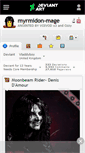 Mobile Screenshot of myrmidon-mage.deviantart.com