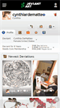Mobile Screenshot of cynthiardematteo.deviantart.com