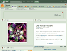 Tablet Screenshot of cvaznis.deviantart.com
