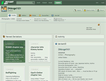 Tablet Screenshot of dnangel101.deviantart.com