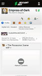 Mobile Screenshot of empress-of-dark.deviantart.com