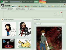 Tablet Screenshot of himuras.deviantart.com