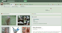 Desktop Screenshot of marys-fairies.deviantart.com