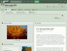 Tablet Screenshot of fallen-angel-lilith.deviantart.com