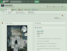 Tablet Screenshot of elven-kind.deviantart.com