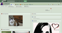 Desktop Screenshot of powdercloud.deviantart.com