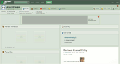 Desktop Screenshot of determinedplz.deviantart.com