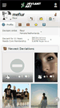 Mobile Screenshot of meflur.deviantart.com