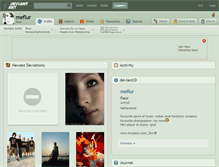 Tablet Screenshot of meflur.deviantart.com