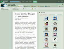 Tablet Screenshot of dbz-4-life.deviantart.com