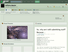 Tablet Screenshot of caffeine-master.deviantart.com