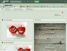 Tablet Screenshot of dead-wish.deviantart.com