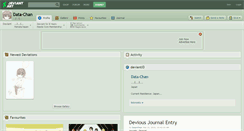 Desktop Screenshot of data-chan.deviantart.com