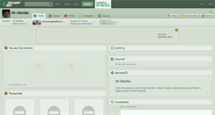 Desktop Screenshot of mr-handss.deviantart.com