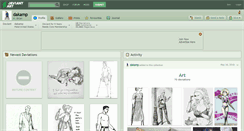 Desktop Screenshot of dakamp.deviantart.com