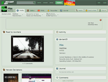Tablet Screenshot of hias.deviantart.com