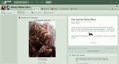 Desktop Screenshot of disney-villains-club.deviantart.com