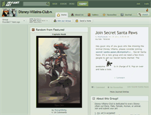 Tablet Screenshot of disney-villains-club.deviantart.com