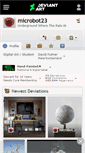 Mobile Screenshot of microbot23.deviantart.com