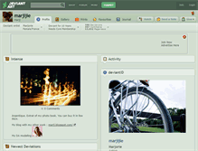 Tablet Screenshot of marjijie.deviantart.com