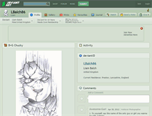 Tablet Screenshot of lbalch86.deviantart.com