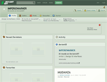 Tablet Screenshot of imperiowarner.deviantart.com