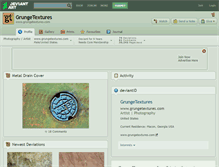 Tablet Screenshot of grungetextures.deviantart.com