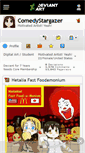 Mobile Screenshot of comedystargazer.deviantart.com