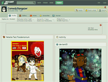 Tablet Screenshot of comedystargazer.deviantart.com
