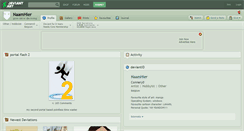 Desktop Screenshot of naamhier.deviantart.com