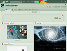 Tablet Screenshot of hinabn-lightwaves.deviantart.com