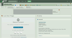 Desktop Screenshot of nekomewmew.deviantart.com