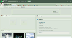 Desktop Screenshot of chiffonwings.deviantart.com