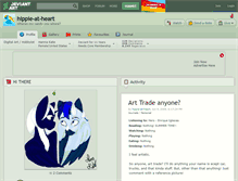 Tablet Screenshot of hippie-at-heart.deviantart.com