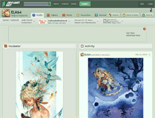 Tablet Screenshot of elk64.deviantart.com