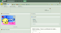 Desktop Screenshot of flirtplz.deviantart.com